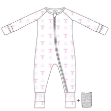 Load image into Gallery viewer, PRE-ORDER PINK Uptown Baby Exclusive Trinity Romper
