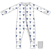 Load image into Gallery viewer, PRE-ORDER BLUE Uptown Baby Exclusive Trinity Romper
