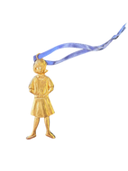 Adler School Girl Ornament