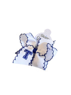 T moon stitch hair bow - medium