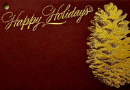 Engraved Pine Cone Gift Tag by Alexa Pulitzer (Local Delivery Only)